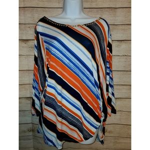 Ruby Rd. Striped Blouse